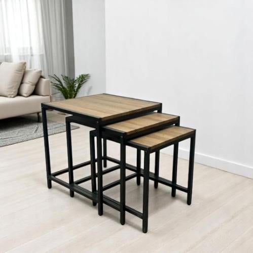 طقم طاولات خشب