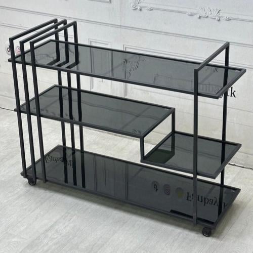 ترولي / عربة تقديم عصري اسود