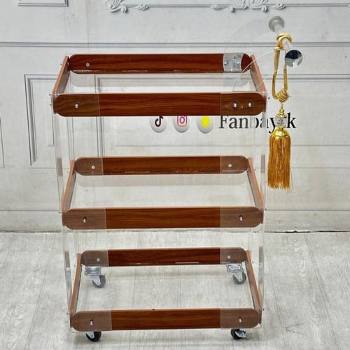 عربة تقديم اكرلك عصرية