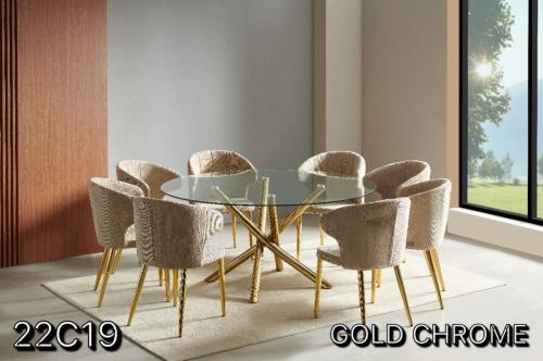 طاولة طعام + 8 كرسي فاخرة : ALWAN