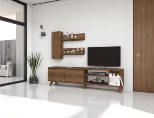 طاولة تلفزيون بني انيقة