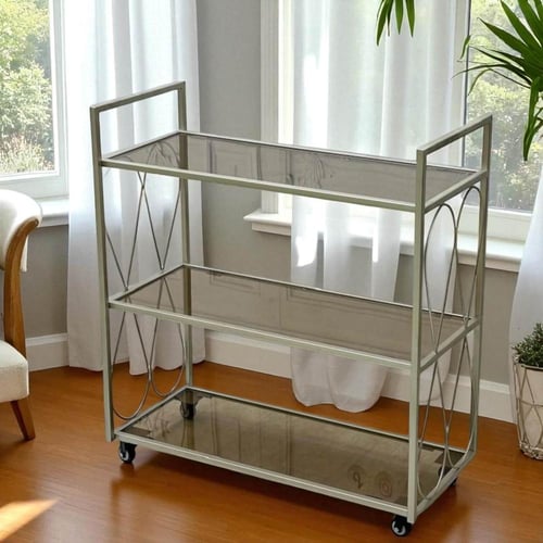 تروللي ضيافة 3 دور شمبانيا