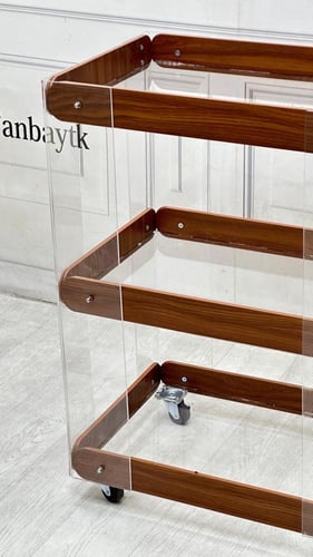 عربة تقديم اكرلك عصرية