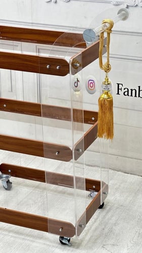 عربة تقديم اكرلك عصرية