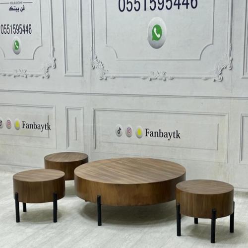 طاولة ضيافة مع 4 خدمة مودرن