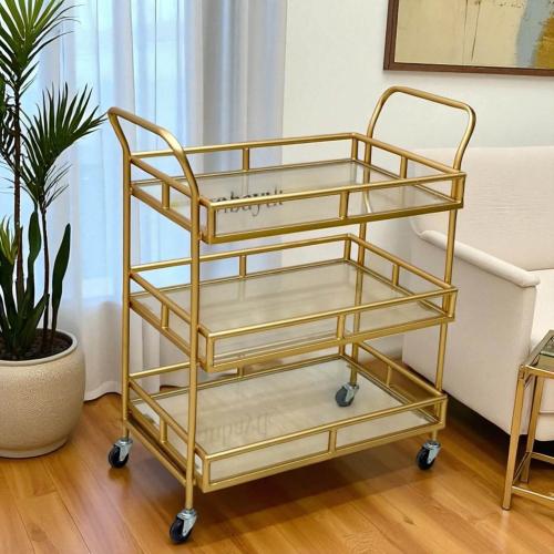 عربة 3 دور زجاج شفاف