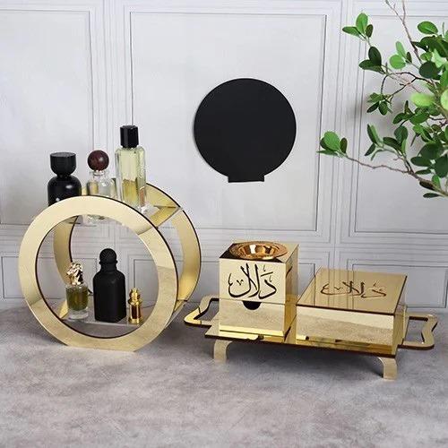 المجموعة الفاخره (مبخره+صندوق +ستاند عطور)