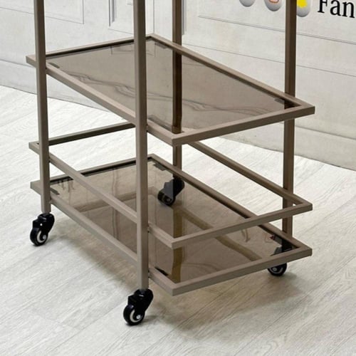 عربية تقديم 3 دور زجاج عسلي -FANBAYTK