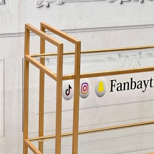 عربية تقديم ضيافة ذهبي(ترولي)