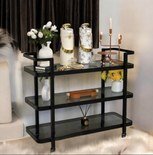 عربية 3 دور زجاج اسود حديد اسود