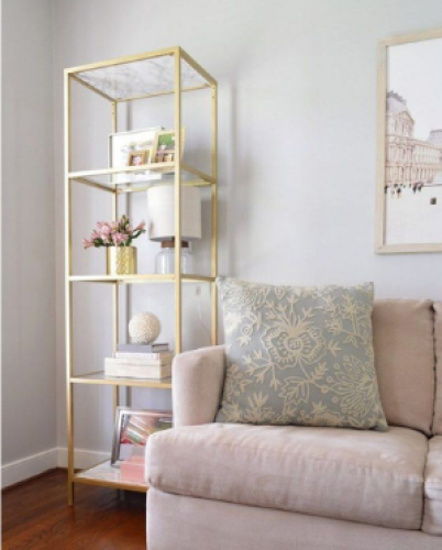 خزانة كتب برفوف زجاجية