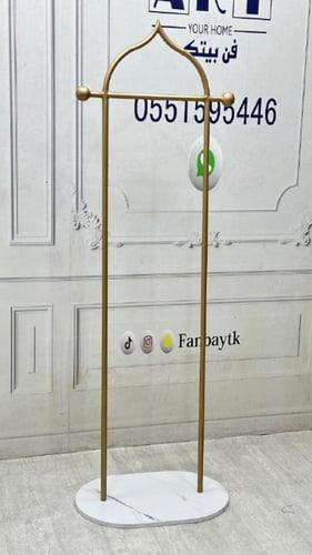 علاقة ملابس قاعدة بديل رخام ارتفاع 170سم