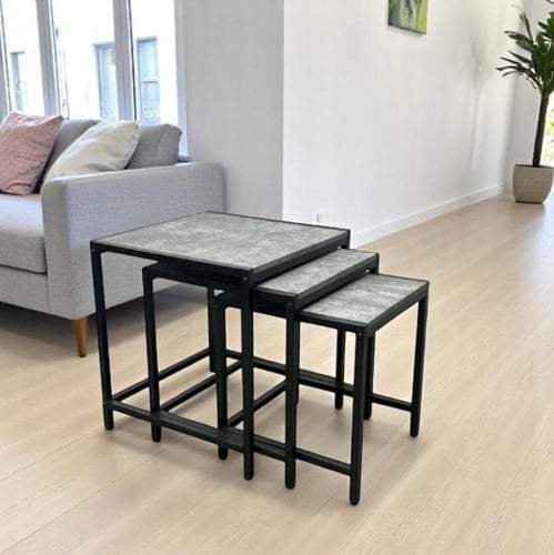 طقم طاولات خشب