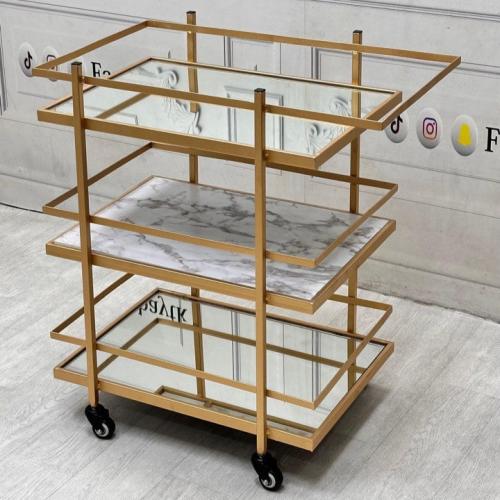 عربية تقديم ضيافة ذهبي مودرن