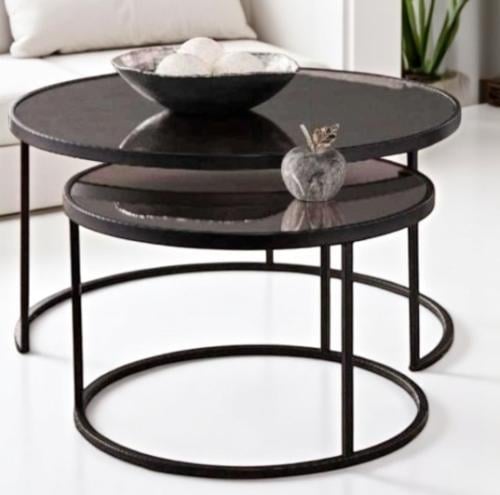 طقم طاولات اسود