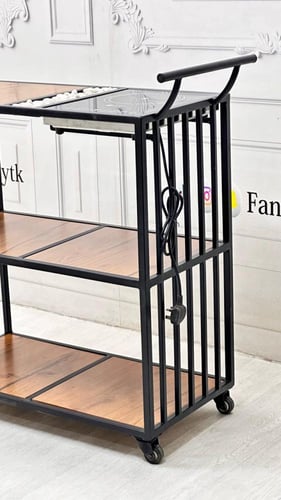 عربة تقديم 3 دور مع سخان