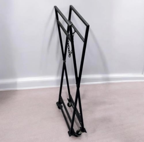 عربية تقديم 2 دور خشب تصفيط (قابلة للطي)