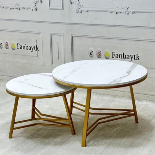 طقم طاولتين بلمسة عصرية