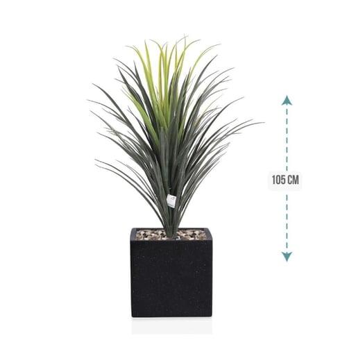 شجر صبار وسط مركن فيبر مربع ارتفاع 105 سم : 1019-5...