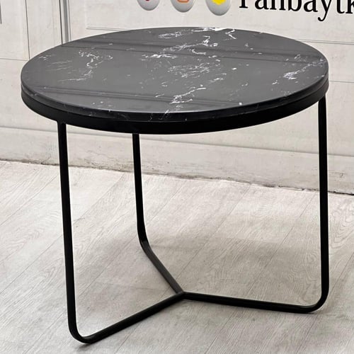 طقم طاولتين بديل الرخام مطفي-FANBAYTK