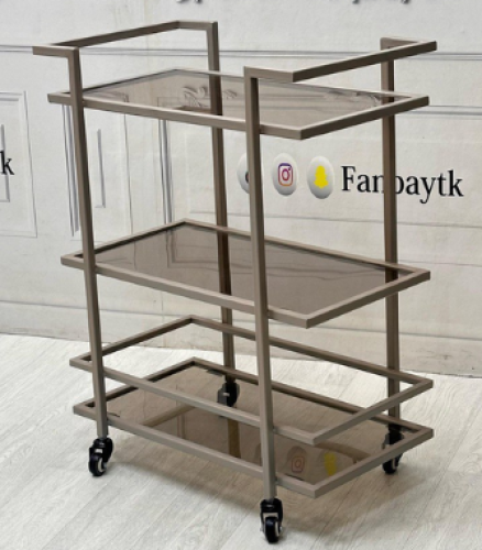 عربية تقديم 3 دور زجاج عسلي -FANBAYTK