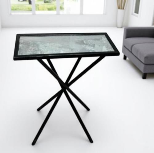 طاولة خدمة اسود مقاس :25*45*45