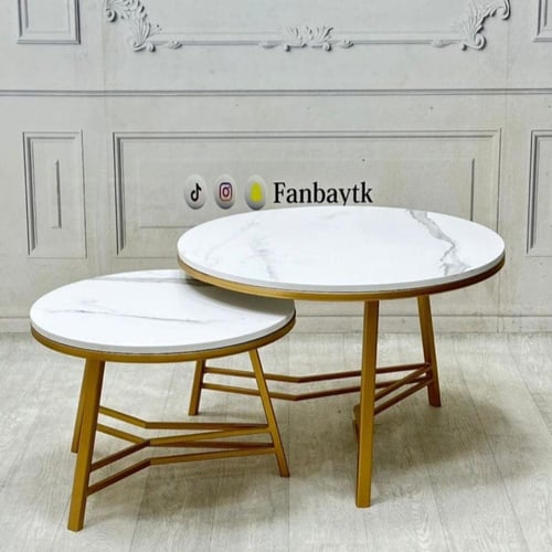 طقم طاولتين بلمسة عصرية