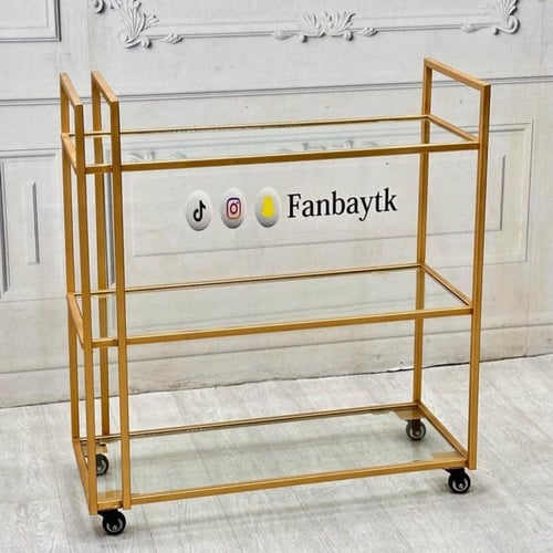 عربية تقديم ضيافة ذهبي(ترولي)