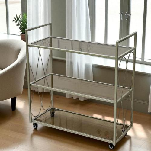 تروللي ضيافة 3 دور شمبانيا