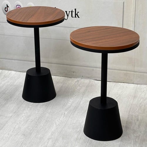 طقم طاولتين عمود مع 4 خدمة-FANBAYTK