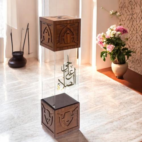 مبخرة وخزانة سجاد صلاة اكريلك: 100*20*20 سم