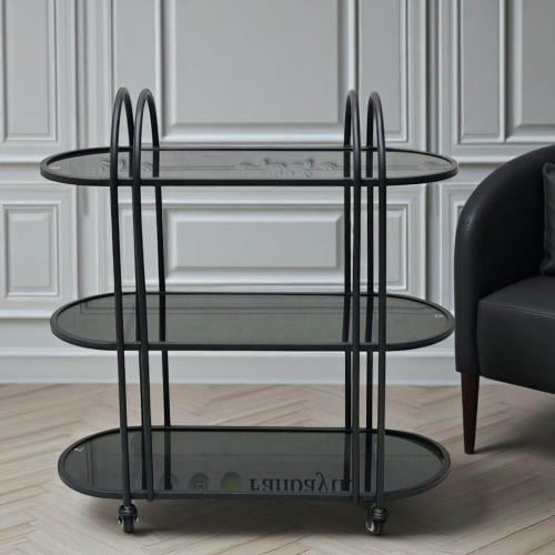 عربية تقديم 3 دور زجاج اسود