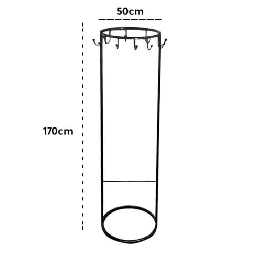 علاق دائري اسود 170 * 50