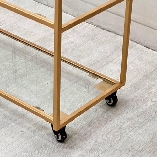 عربية تقديم ضيافة ذهبي(ترولي)