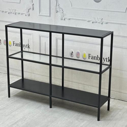 طاوله مدخل بثلاثه طابق -أسود