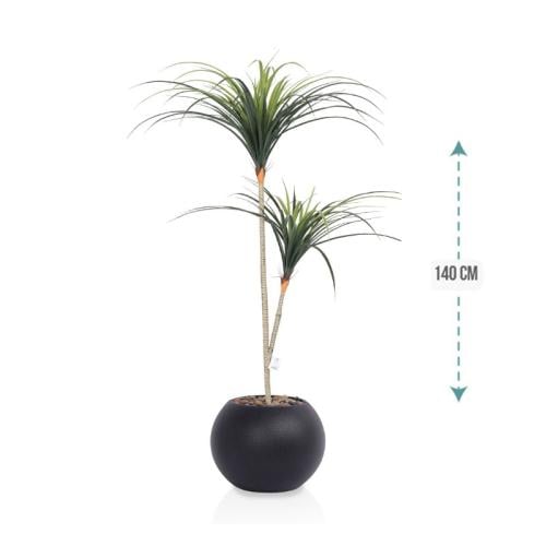 شجر صبار 2 فرع حوض بلاستيك 140 سم : 1052-528-4