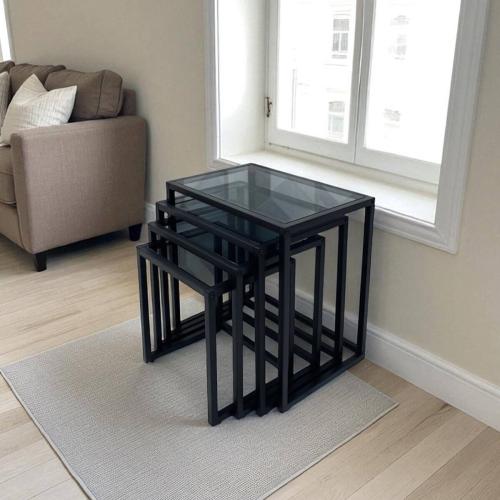 طقم طاولات مودرن (4 قطع)