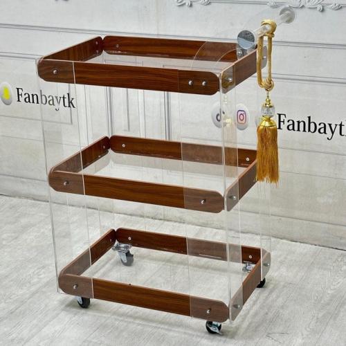 عربة تقديم اكرلك عصرية