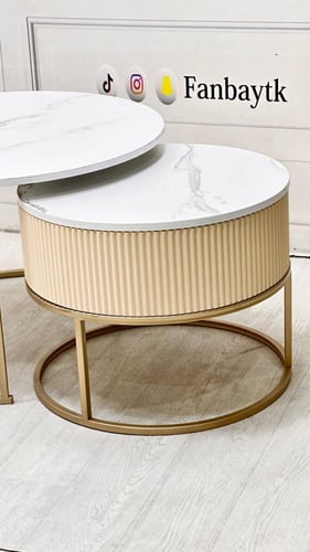 طاولتين متداخلة بدون دروج