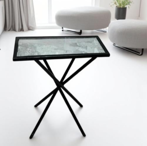 طاولة خدمة اسود مقاس :16*41*56