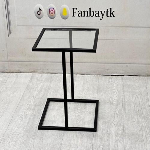 طاولة خدمة مودرن حديد اسود