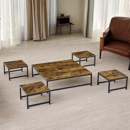 طقم طاولات خشب 5 قطع : SHML