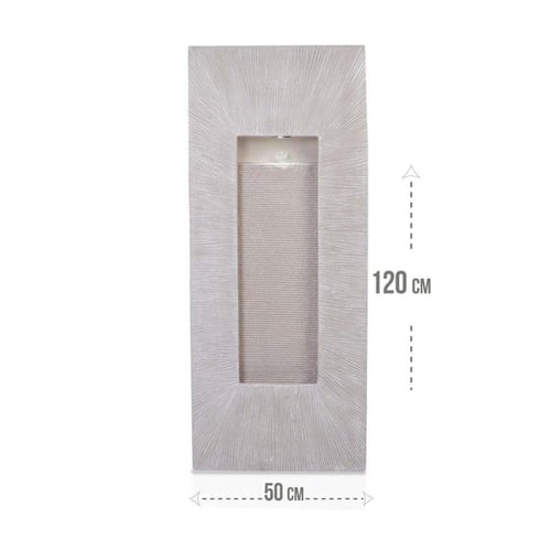 شلال فايبر مستطيل بإضاءة ليد كبير رقم: 5011