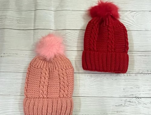 قبعات اطفال شتويه