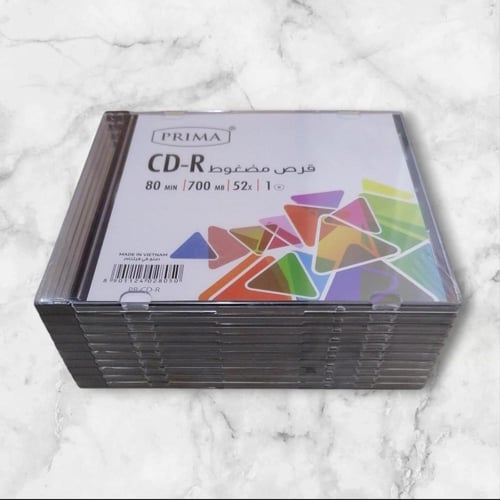 قرص CD-R Prima 80 دقيقة / 700 ميجابايت / 52X / عبو...