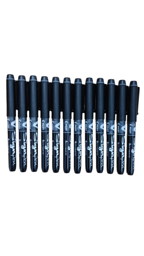 قلم حبر سائل بايلوت V-Sign دائم برأس 2.0 مم، عبوة...