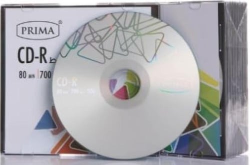 قرص CD-R Prima 80 دقيقة / 700 ميجابايت / 52X / عبو...