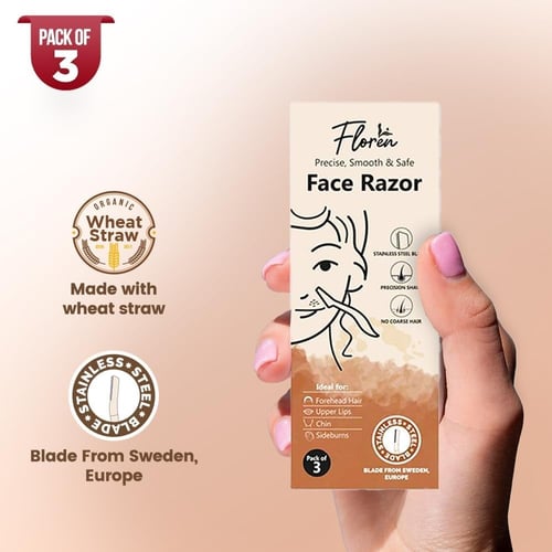 مجموعة ماكينة حلاقة الوجه للنساء من فلورين، لازالة...