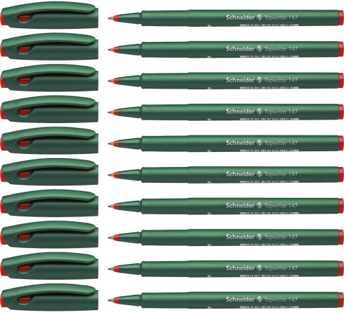 شنايدر توب رايتر 147 أقلام ذات أطراف ليفية 0.6 ملم...
