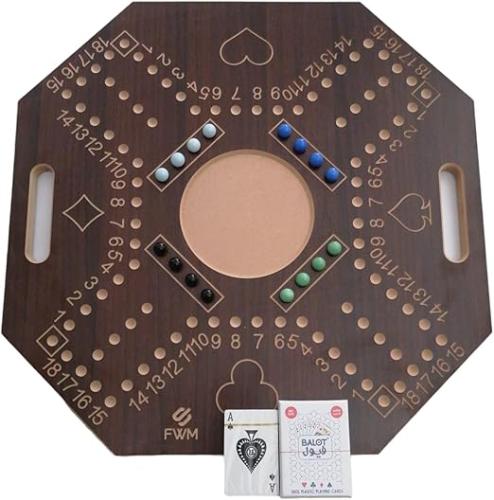 لعبة جاكارو FWM لأربعة لاعبين: لعبة لوحة إستراتيجي...